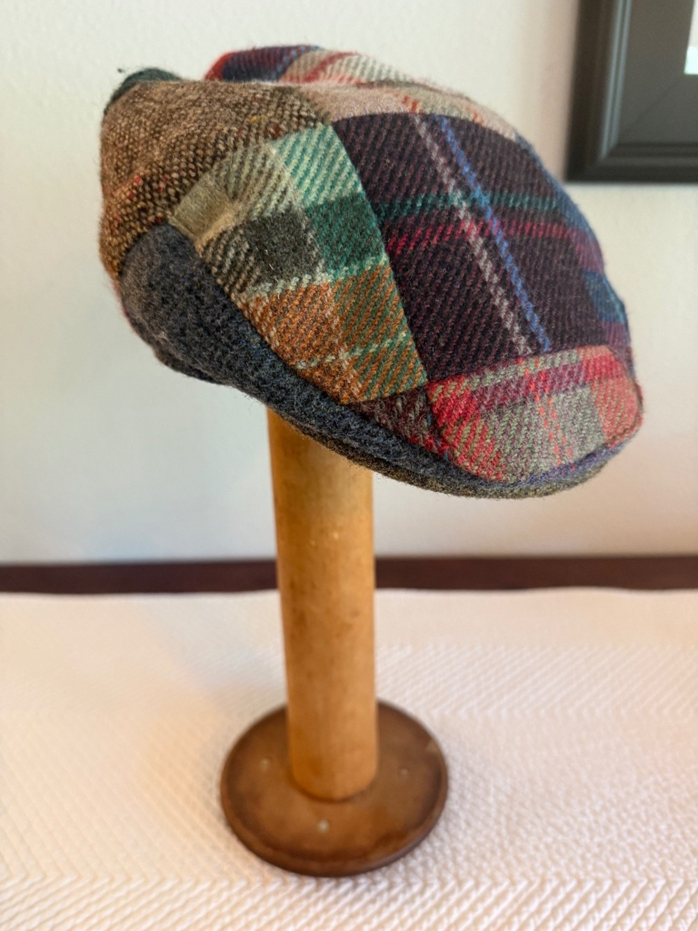 John Hanly & Co Ireland Kids Wool Patchwork Flat Cap